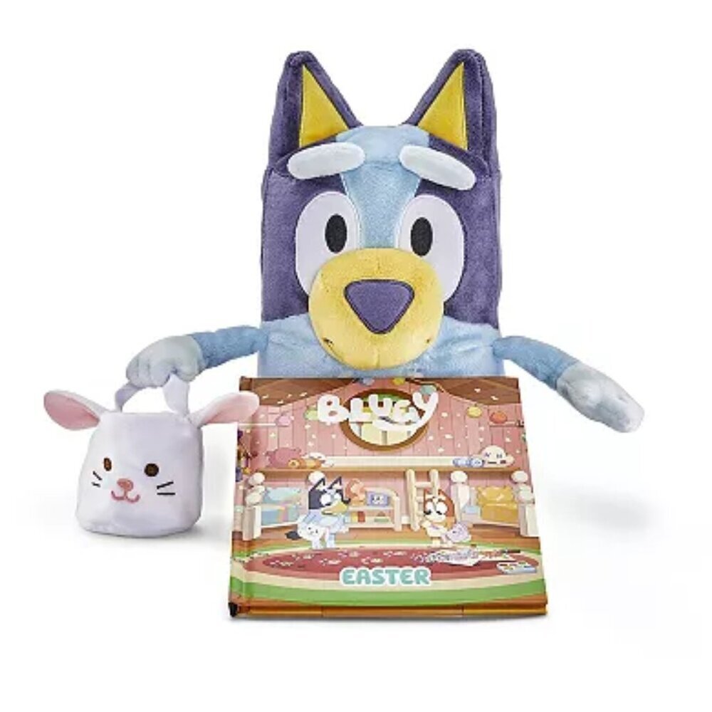 Bluey Easter plush and book new